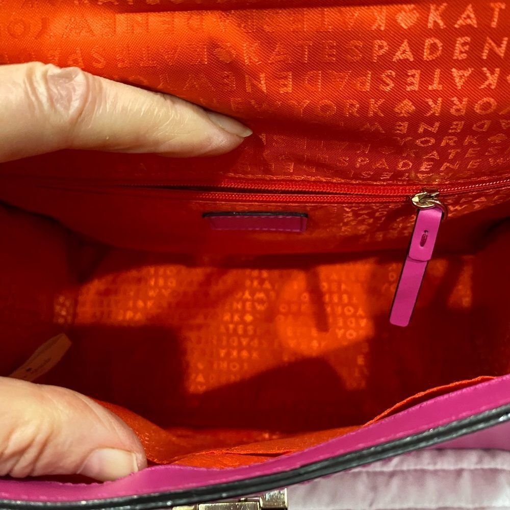 Kate Spade Doris Fuschia Pink Leather Hobo Bag - Picture 14 of 15